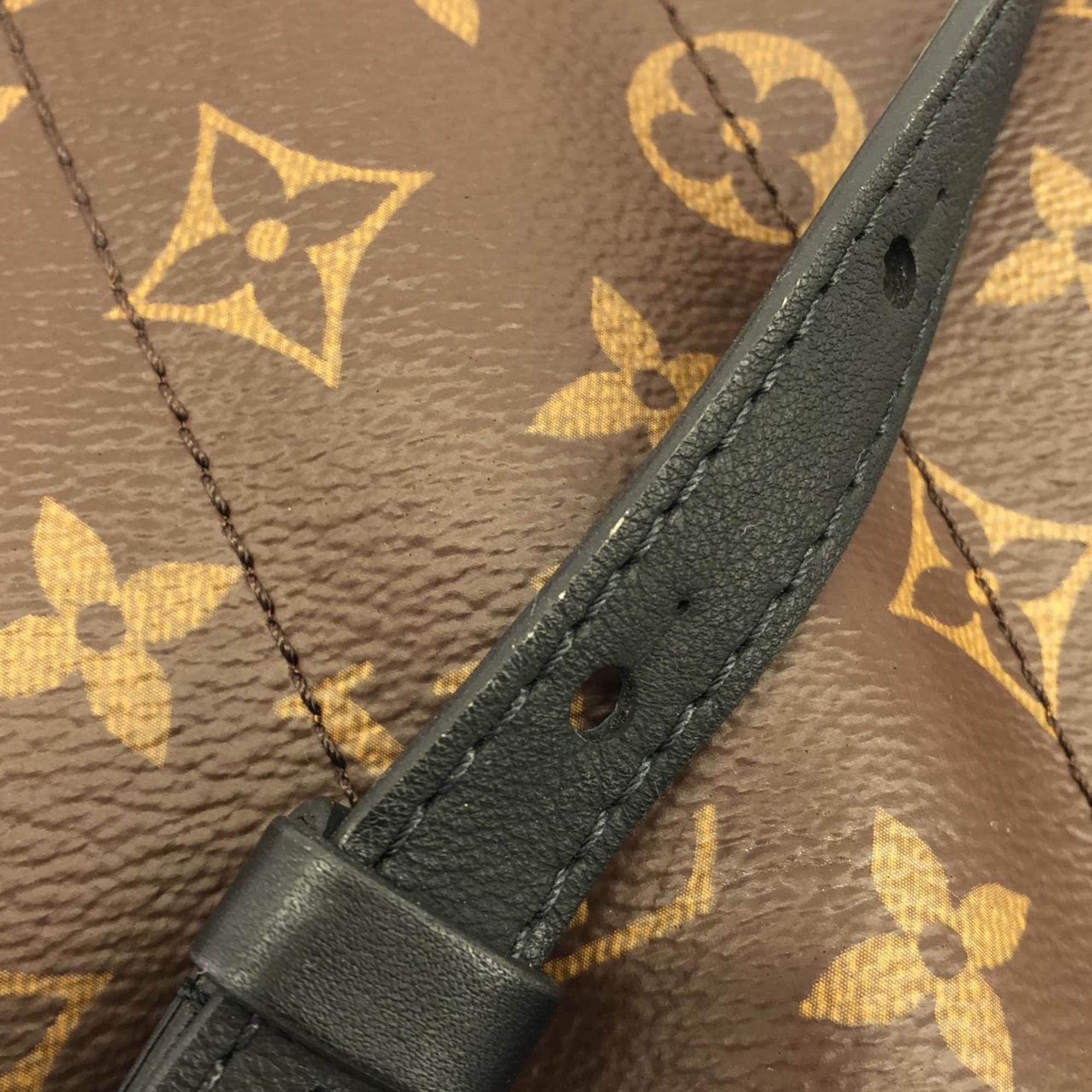Louis Vuitton Brown Coated Canvas Backpack (Pre-Owned)