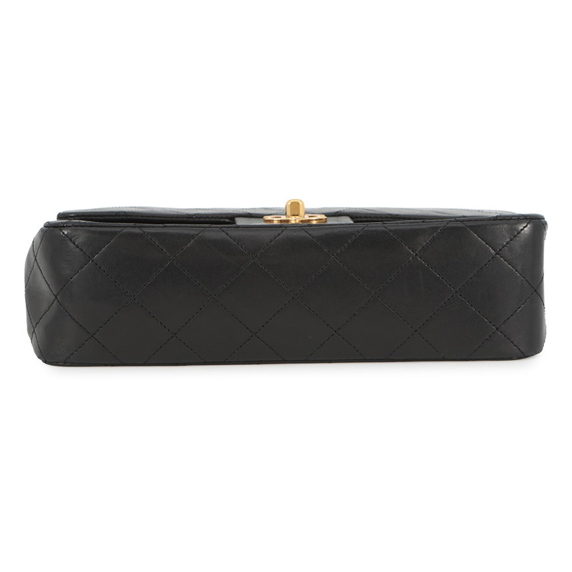 Vintage Classic Double Flap Bag Quilted Lambskin Small