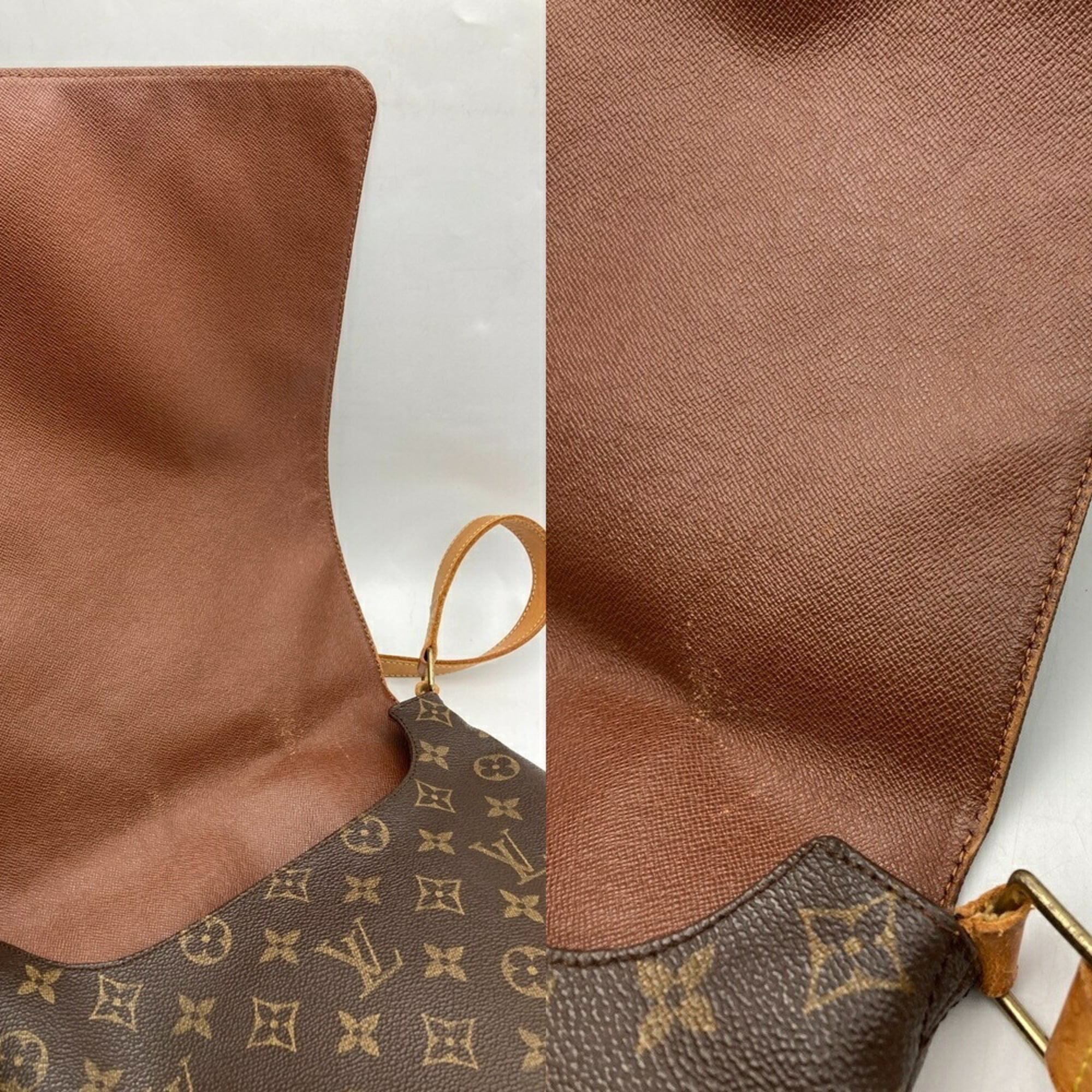 Louis Vuitton Brown Pvc Leather Shoulder Bag (Pre-Owned)