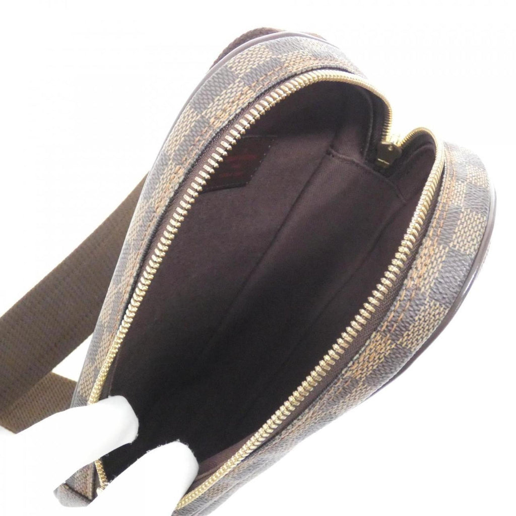 Louis Vuitton Ebene Coated Canvas Pochette Shoulder Bag (Pre-Owned)