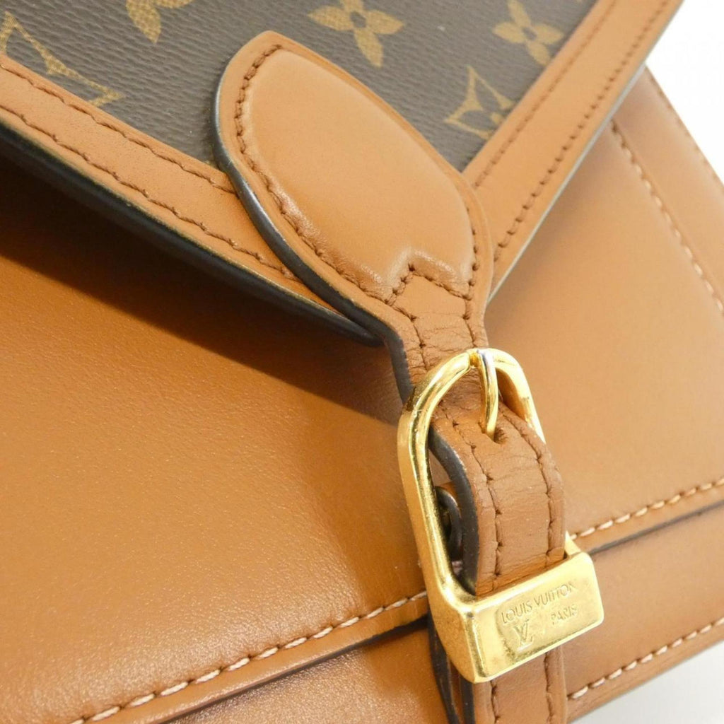 Louis Vuitton Marron Monogram Coated Canvas Shoulder Bag (Pre-Owned)