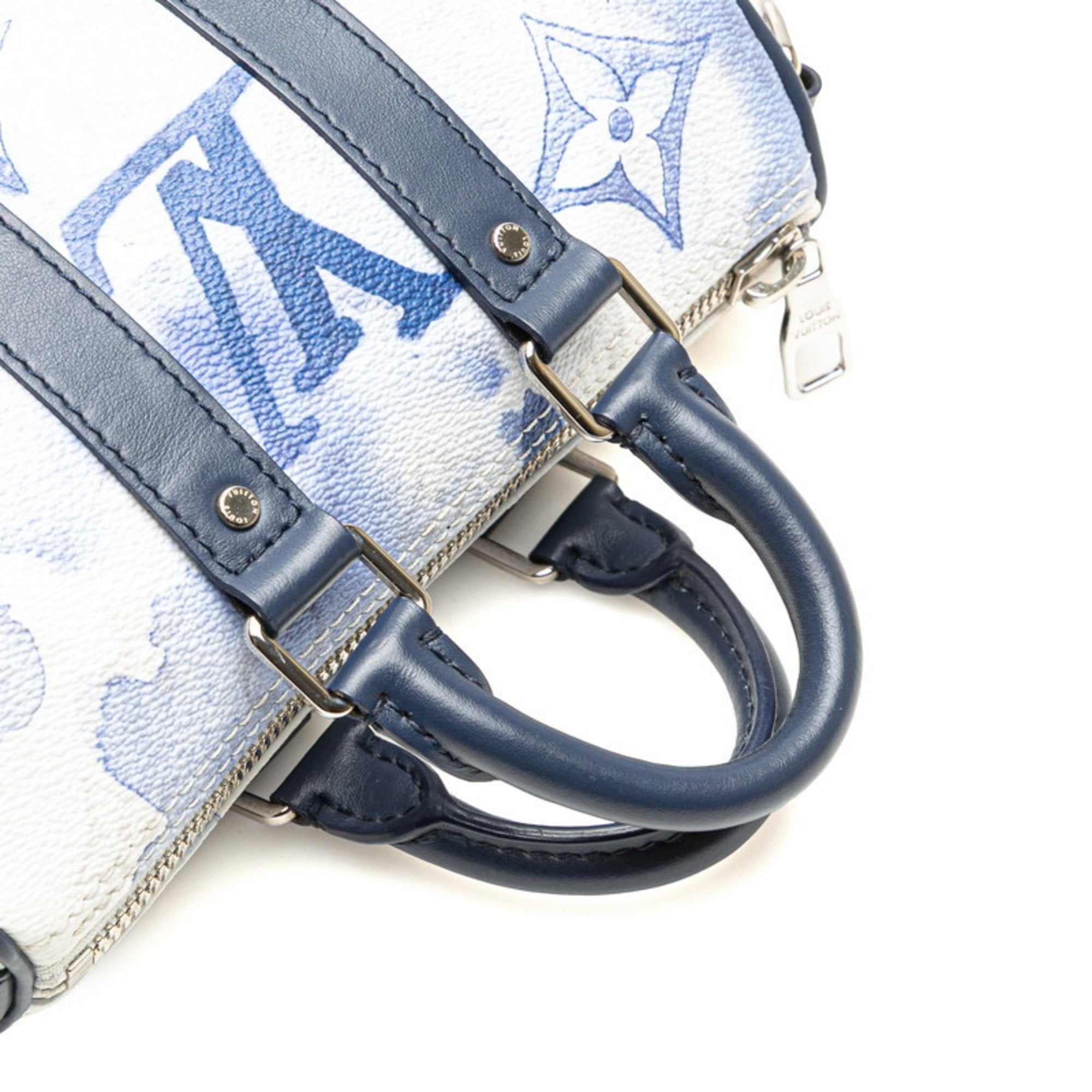 Louis Vuitton Monogram Watercolor Blue White Pvc Leather Handbag Shoulder Bag (Pre-Owned)