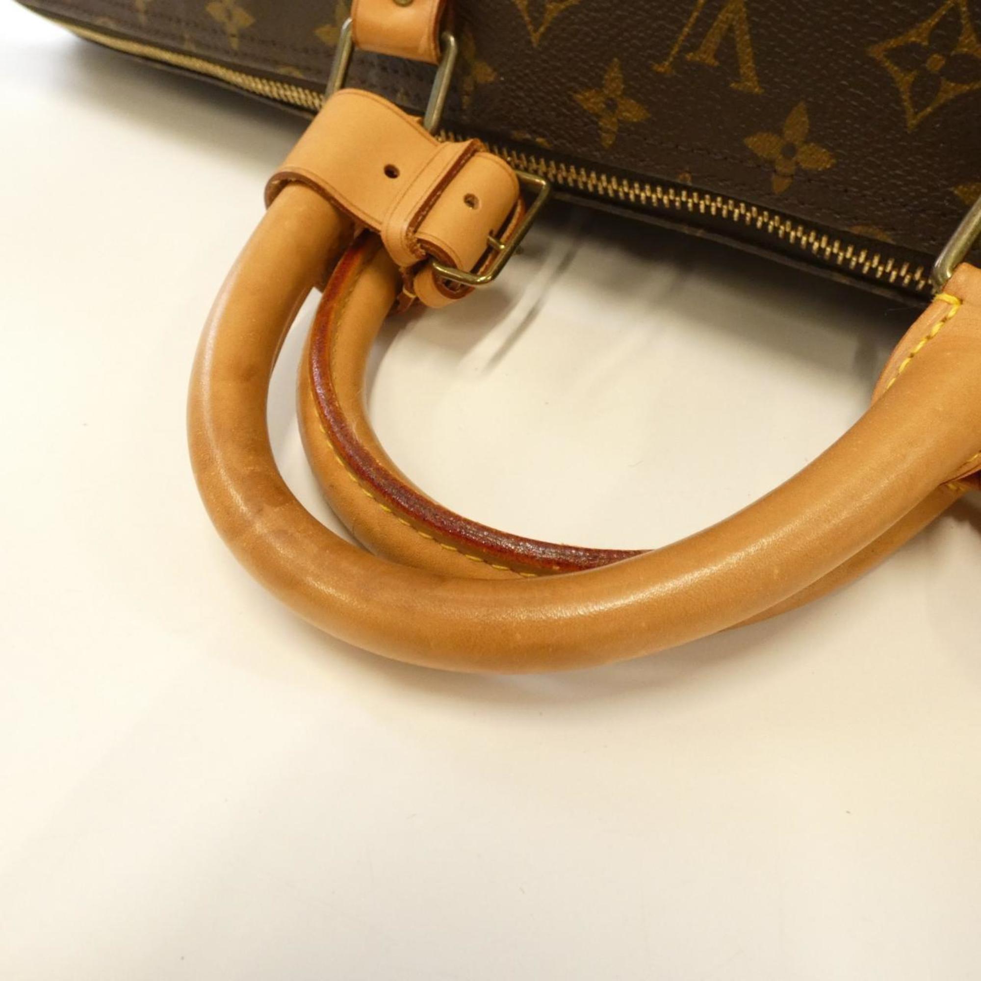 Louis Vuitton Marron Coated Canvas Boston Bag (Pre-Owned)