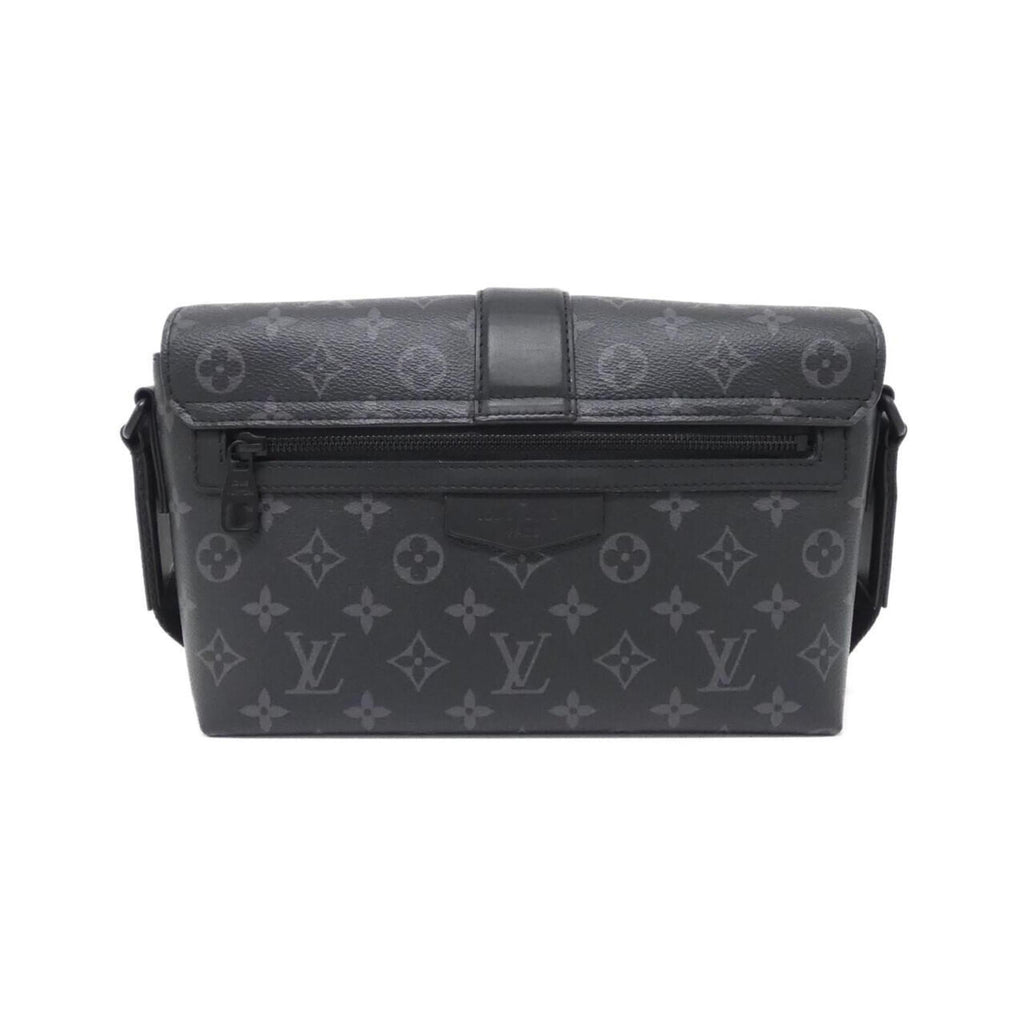 Louis Vuitton Black Coated Canvas Shoulder Bag (Pre-Owned)