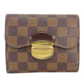 Louis Vuitton Brown Damier Canvas Ebene Damier Canvas Wallet (Tri-Fold) (Pre-Owned)