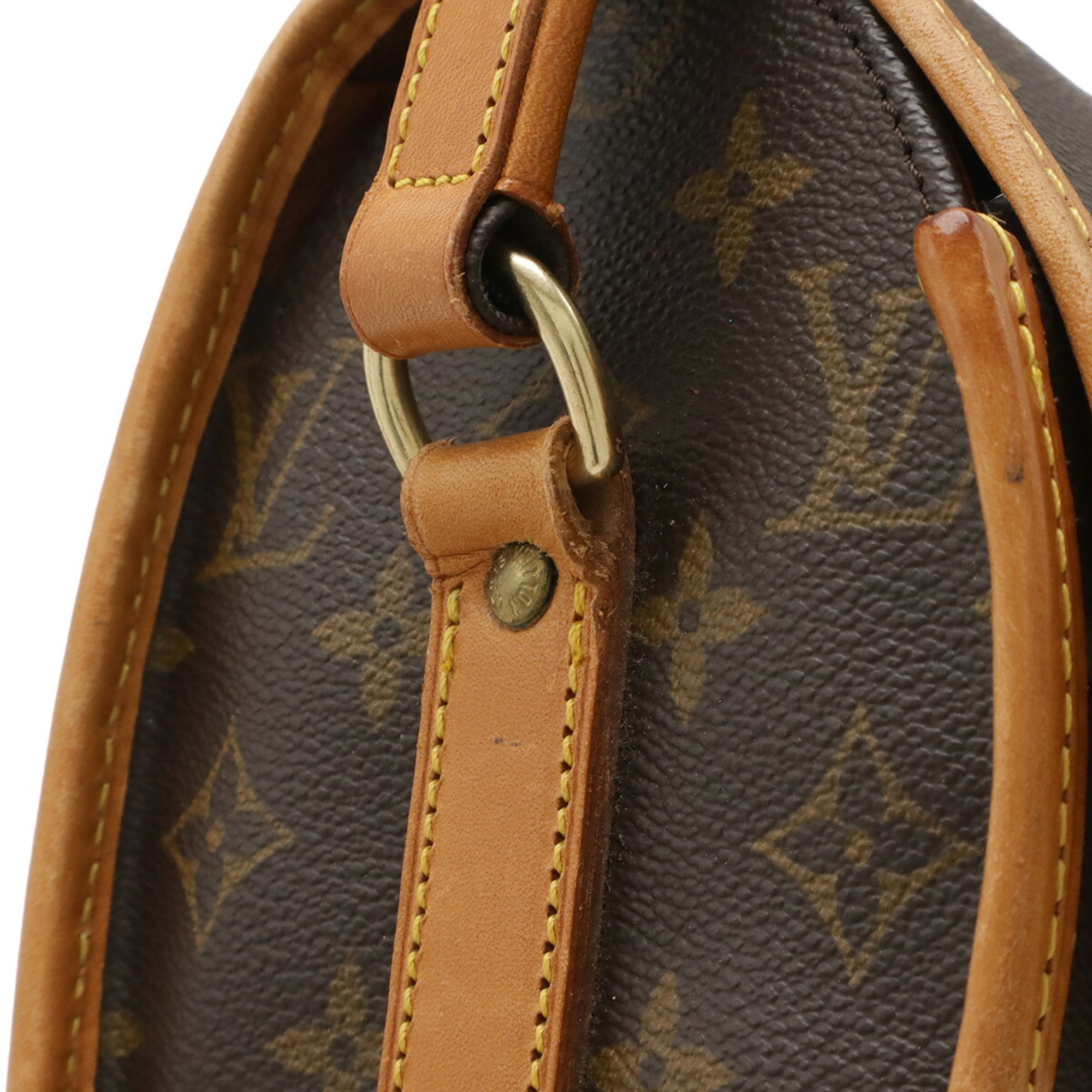 Louis Vuitton Brown Canvas Shoulder Bag (Pre-Owned)