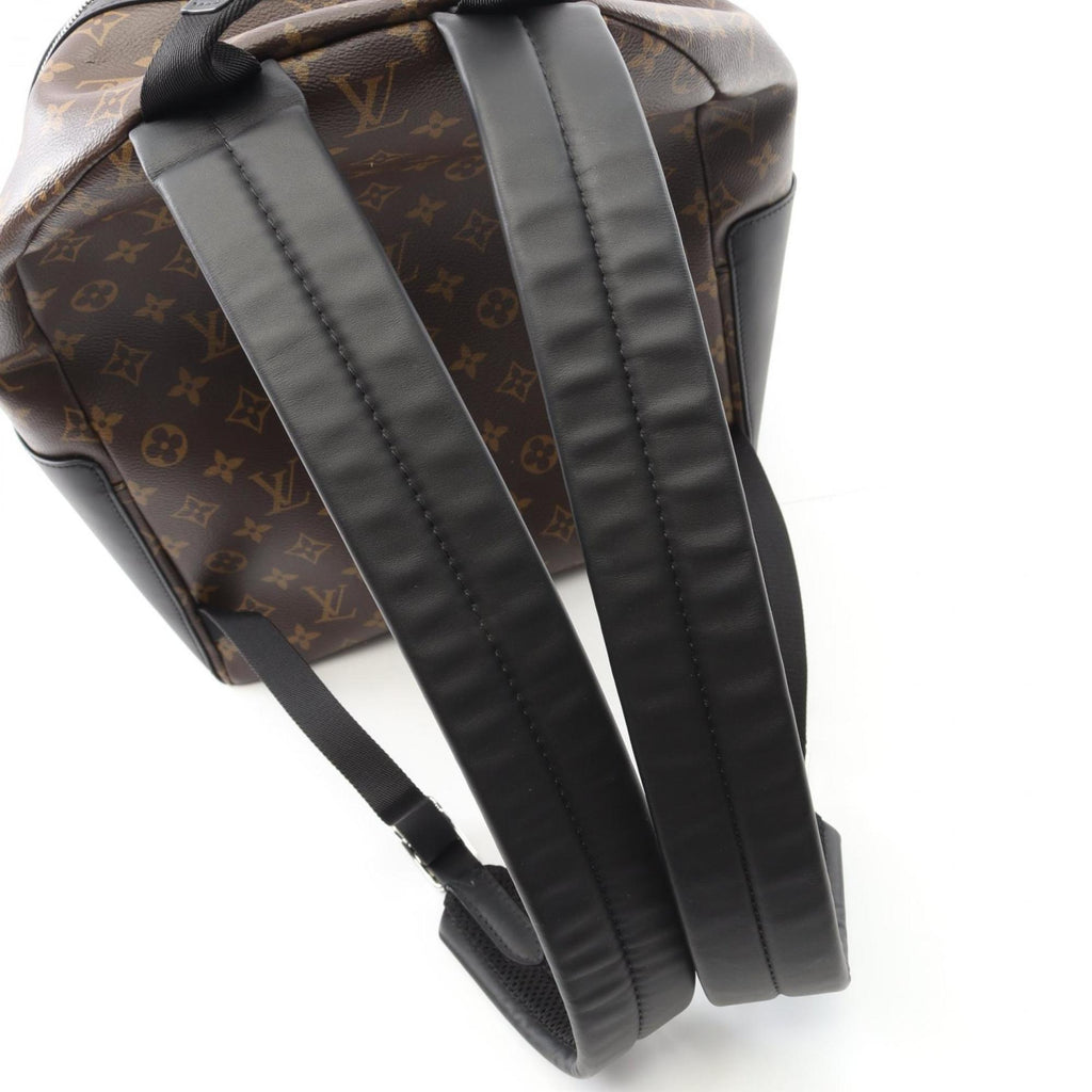 Louis Vuitton Monogram Macassar Black Brown Monogram Macassar Coated Canvas Backpack (Pre-Owned)