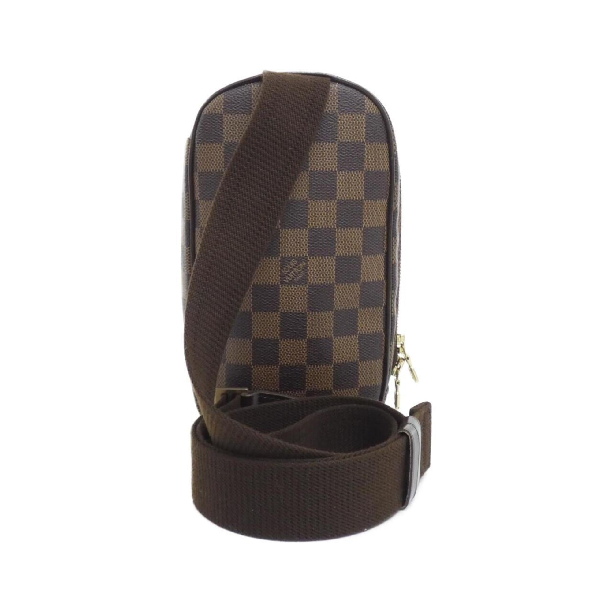Louis Vuitton Ebene Coated Canvas Pochette Shoulder Bag (Pre-Owned)