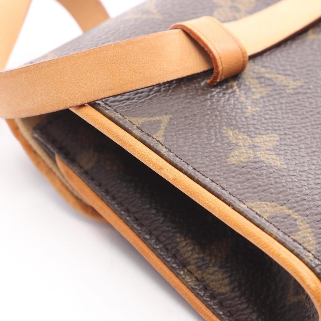 Louis Vuitton Brown Coated Canvas Pvc Monogram Leather Fanny Pack Pochette (Pre-Owned)