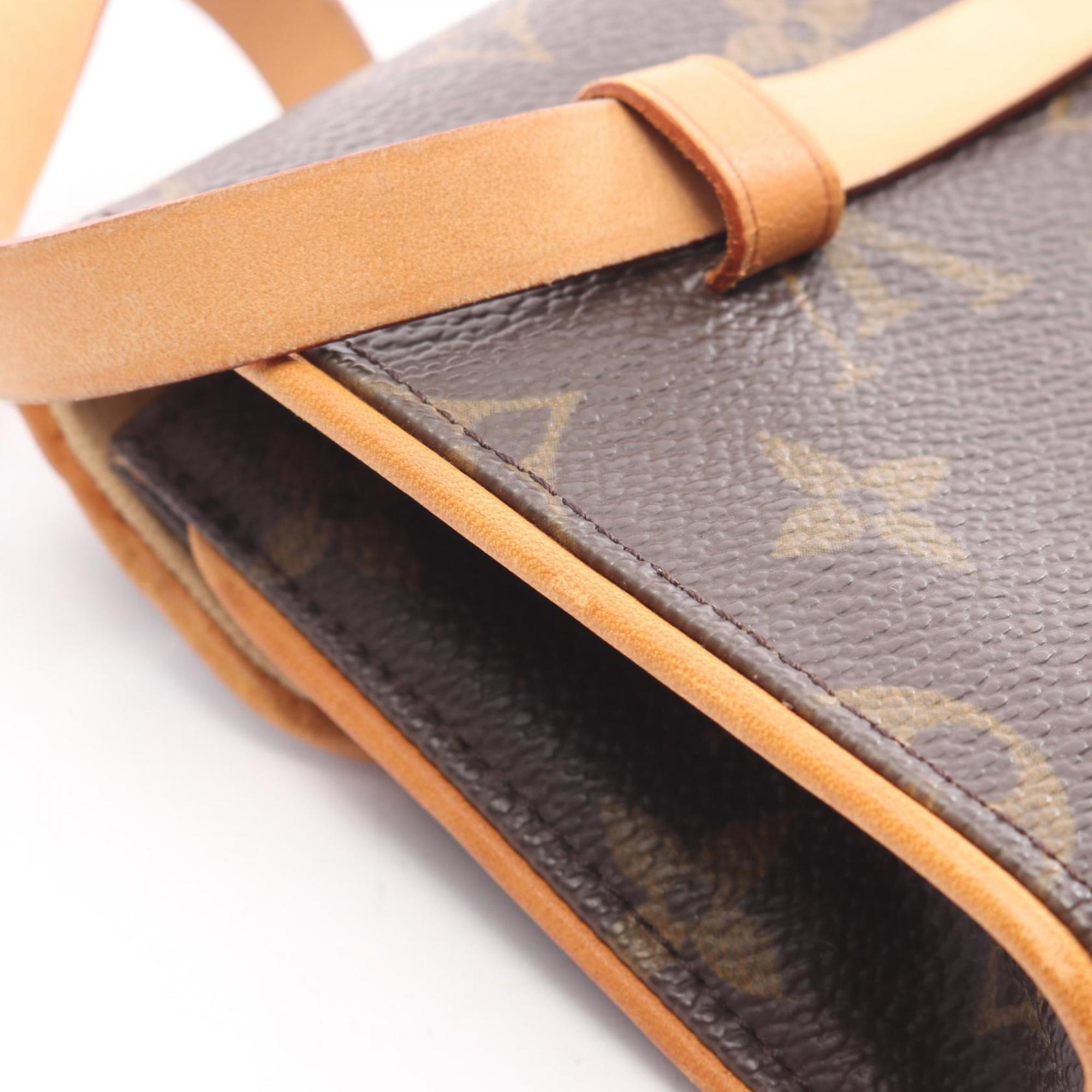 Louis Vuitton Brown Coated Canvas Pvc Monogram Leather Fanny Pack Pochette (Pre-Owned)