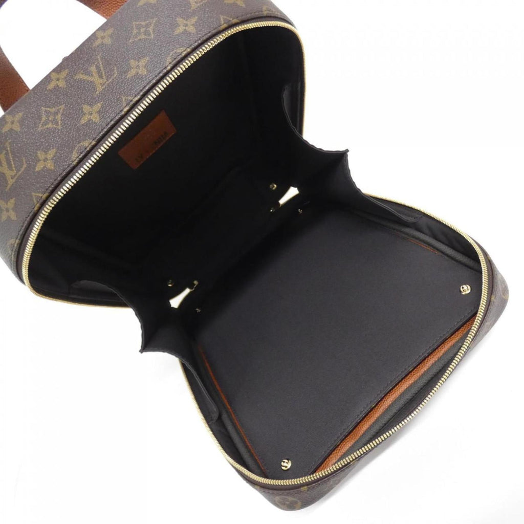 Louis Vuitton Marron Coated Canvas Backpack (Pre-Owned)
