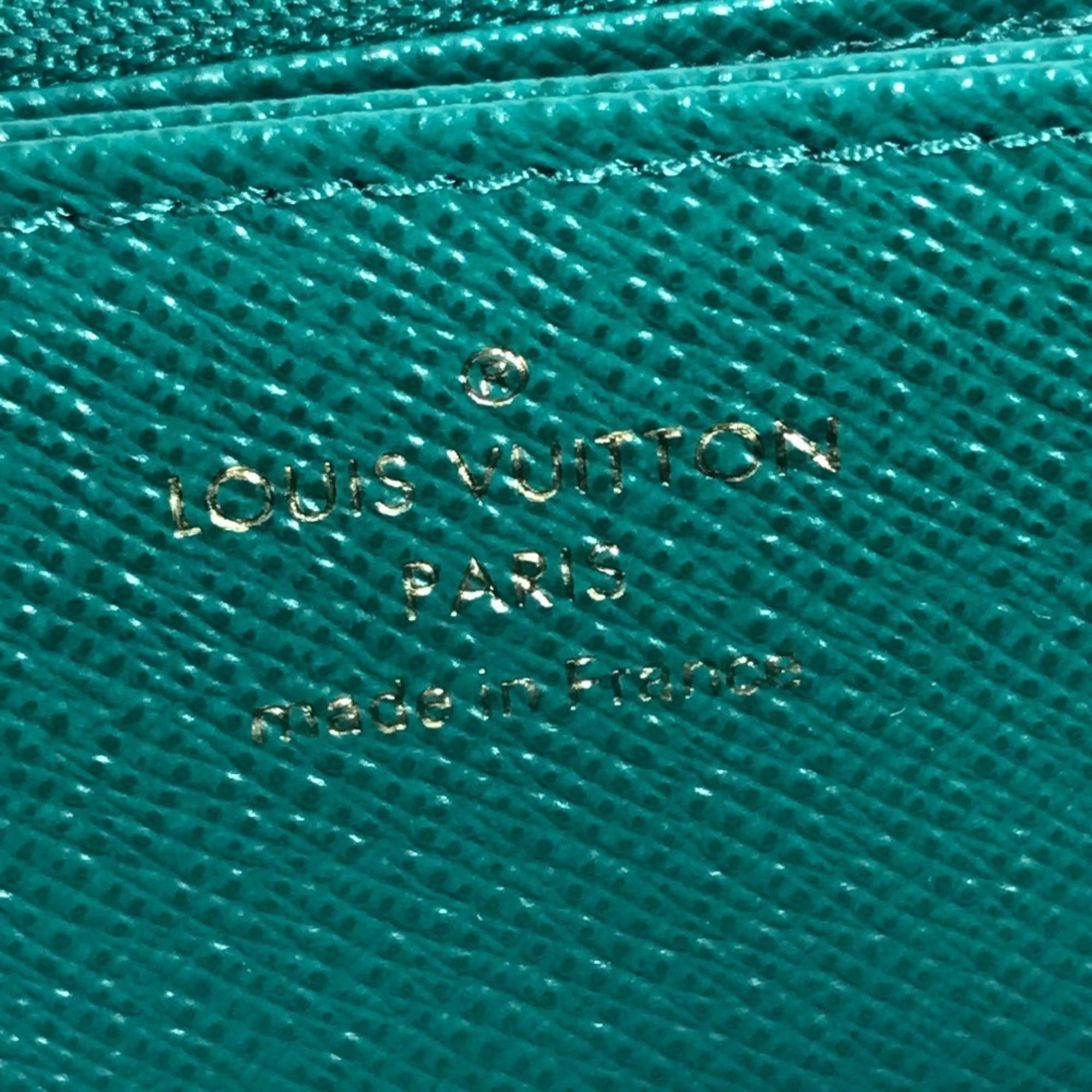 Louis Vuitton Brown Pink Monogram Long Wallet (Bi-Fold) (Pre-Owned)