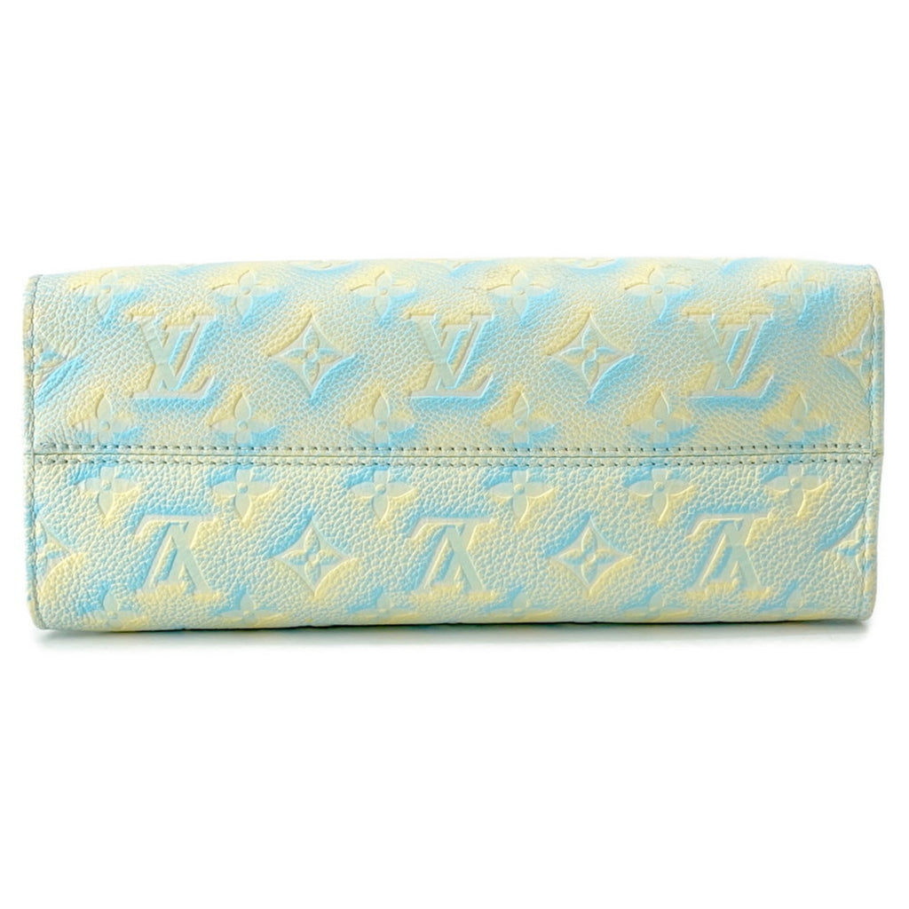 Louis Vuitton Blue Monogram Yellow Monogram Empreinte Handbag Shoulder Bag (Pre-Owned)