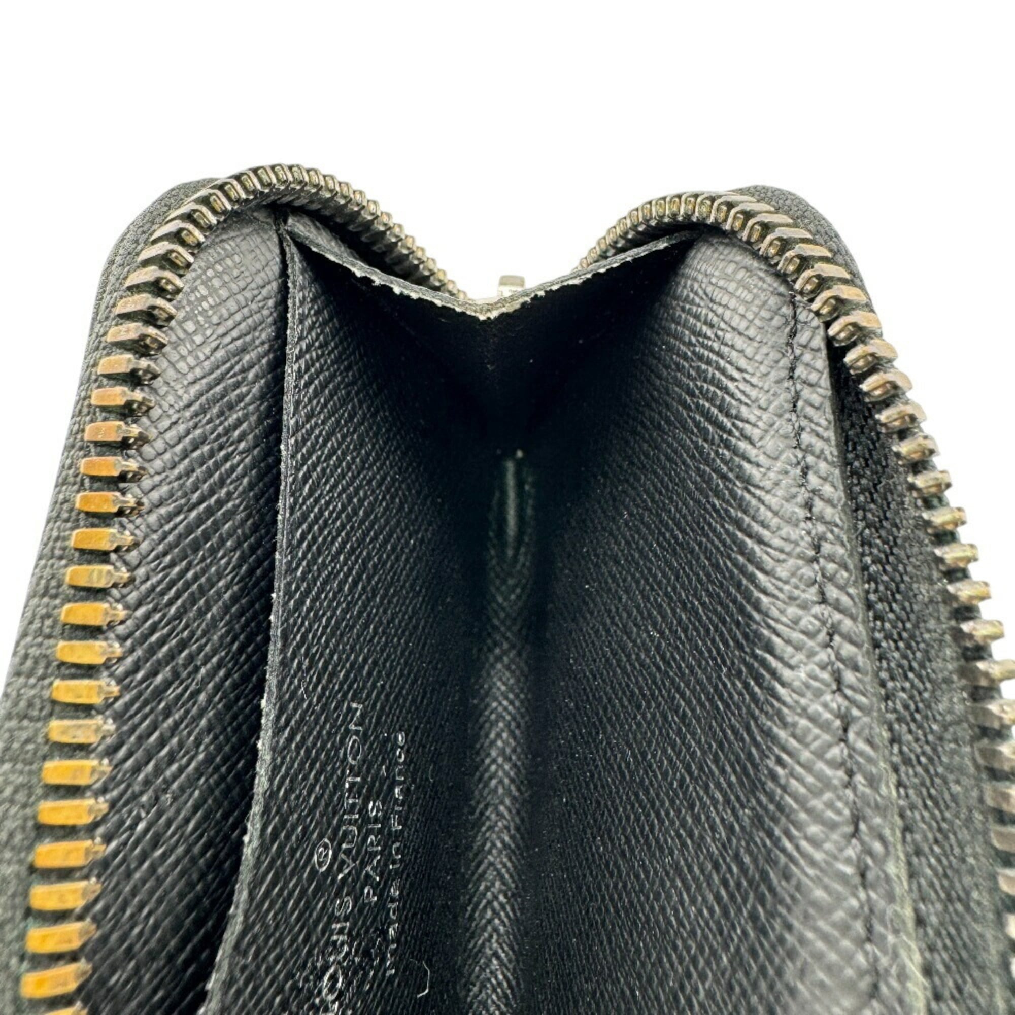 Louis Vuitton Black Leather Coin Purse/Coin Case (Pre-Owned)