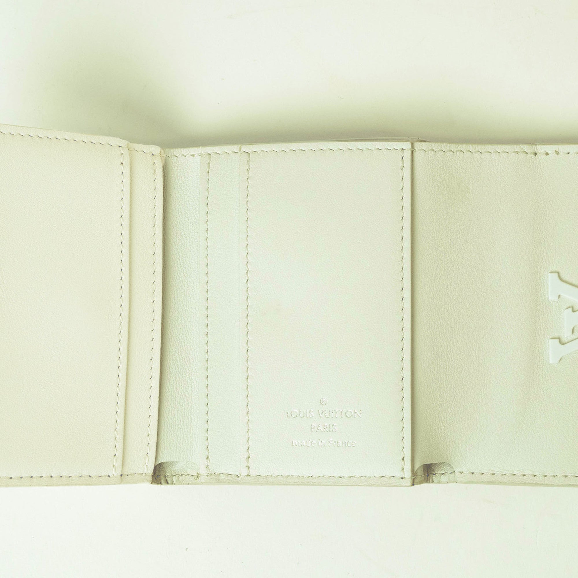 Louis Vuitton Leather Wallet (Tri-Fold) (Pre-Owned)