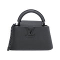 Louis Vuitton Black Leather Handbag (Pre-Owned)