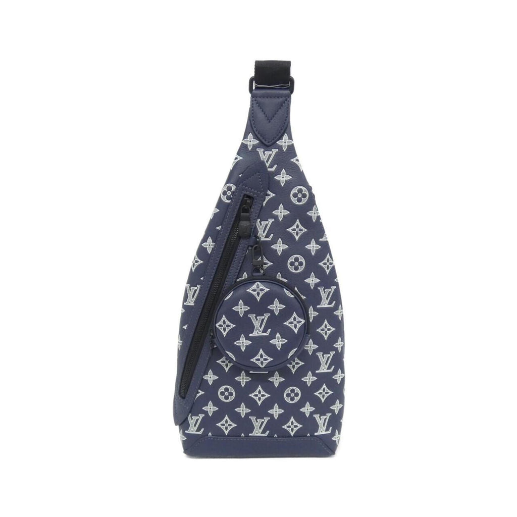 Louis Vuitton Blue Leather Shoulder Bag (Pre-Owned)