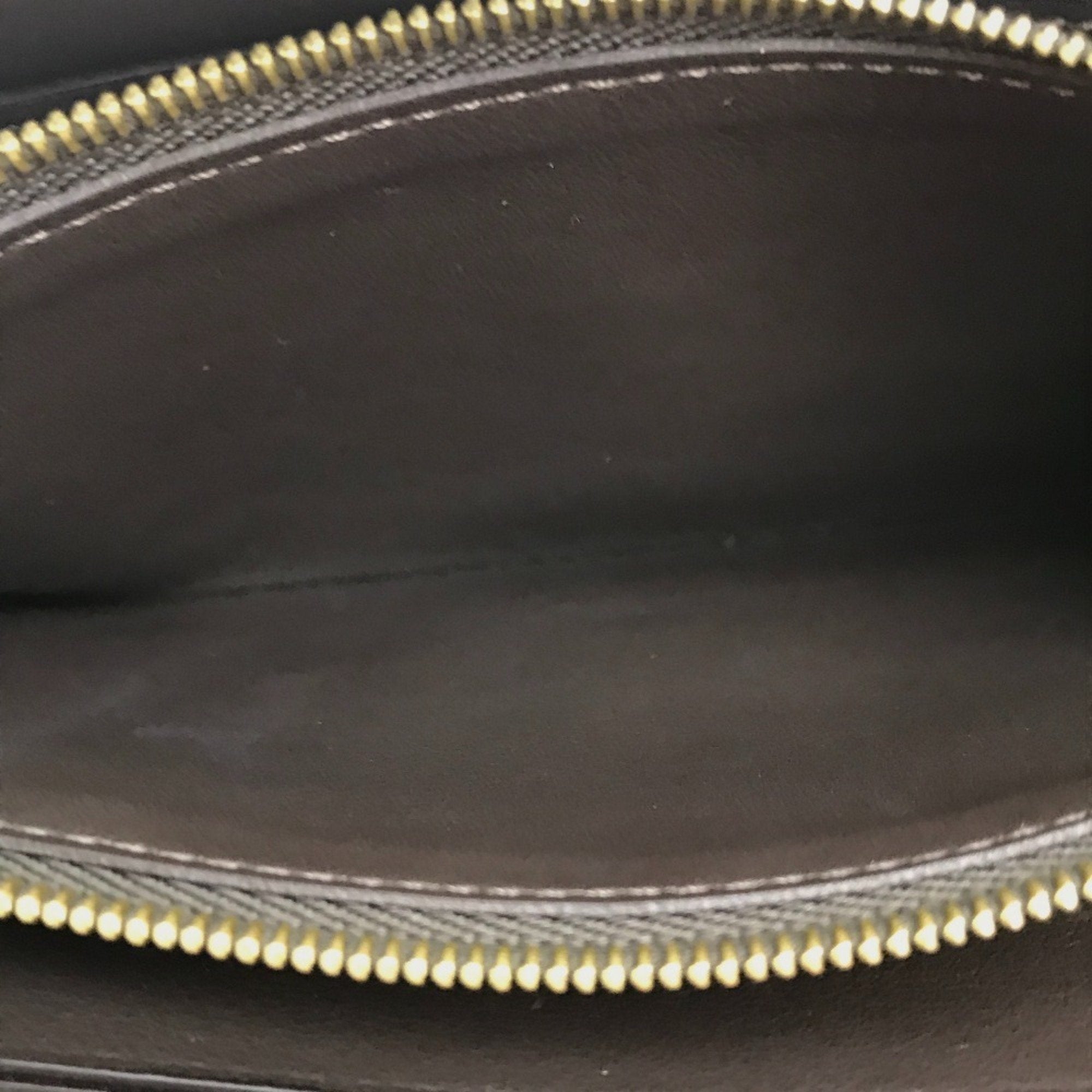 Louis Vuitton Monogram Beige Leather Long Wallet (Bi-Fold) (Pre-Owned)