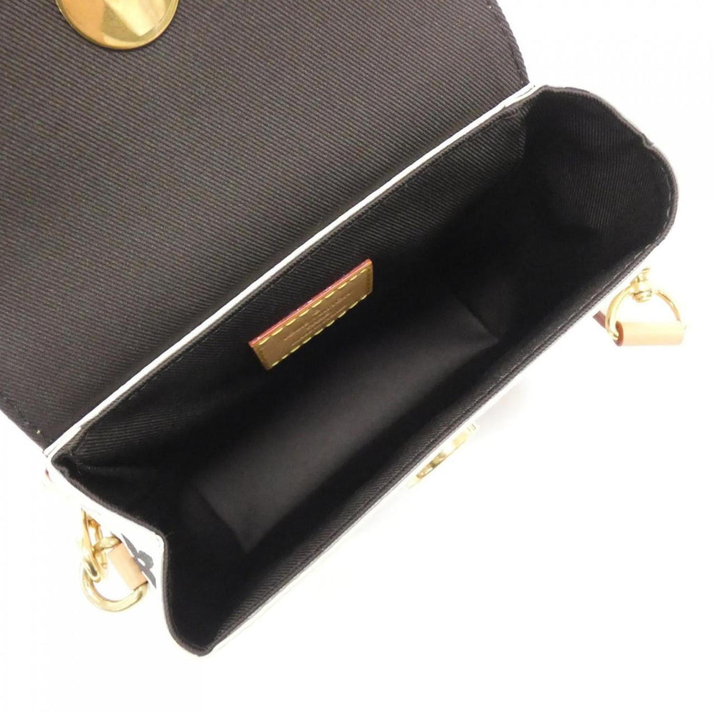 Louis Vuitton Gold Coated Canvas Shoulder Bag (Pre-Owned)