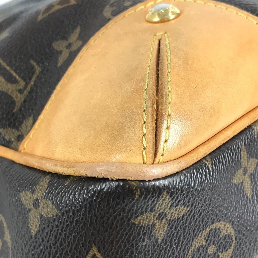 Louis Vuitton Brown Monogram Shoulder Bag Tote Bag (Pre-Owned)
