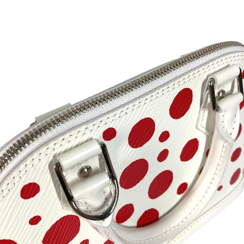 Louis Vuitton Yayoi Kusama Red Color White Epi Leather Handbag Shoulder Bag (Pre-Owned)