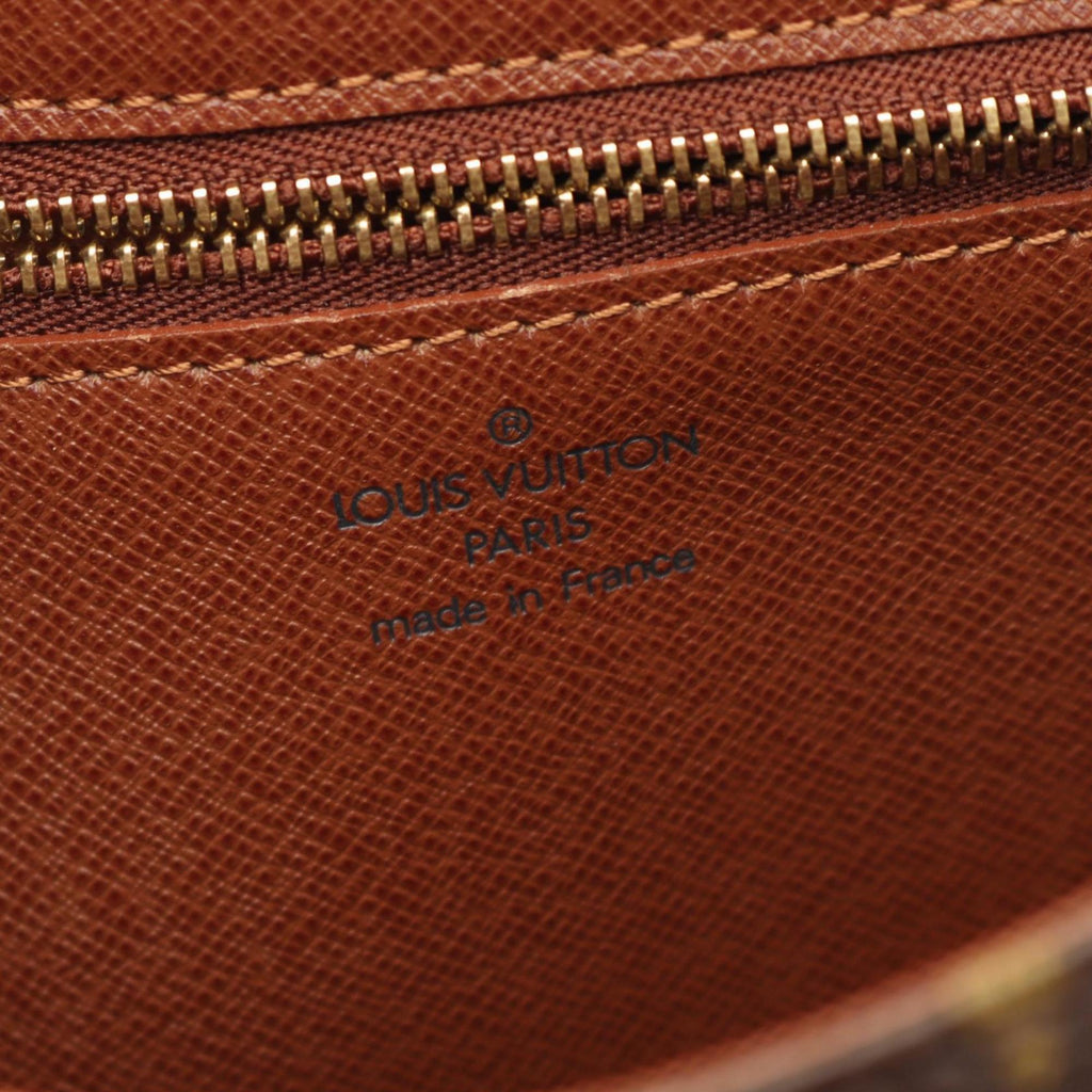 Louis Vuitton Brown Coated Canvas Leather Shoulder Bag (Pre-Owned)
