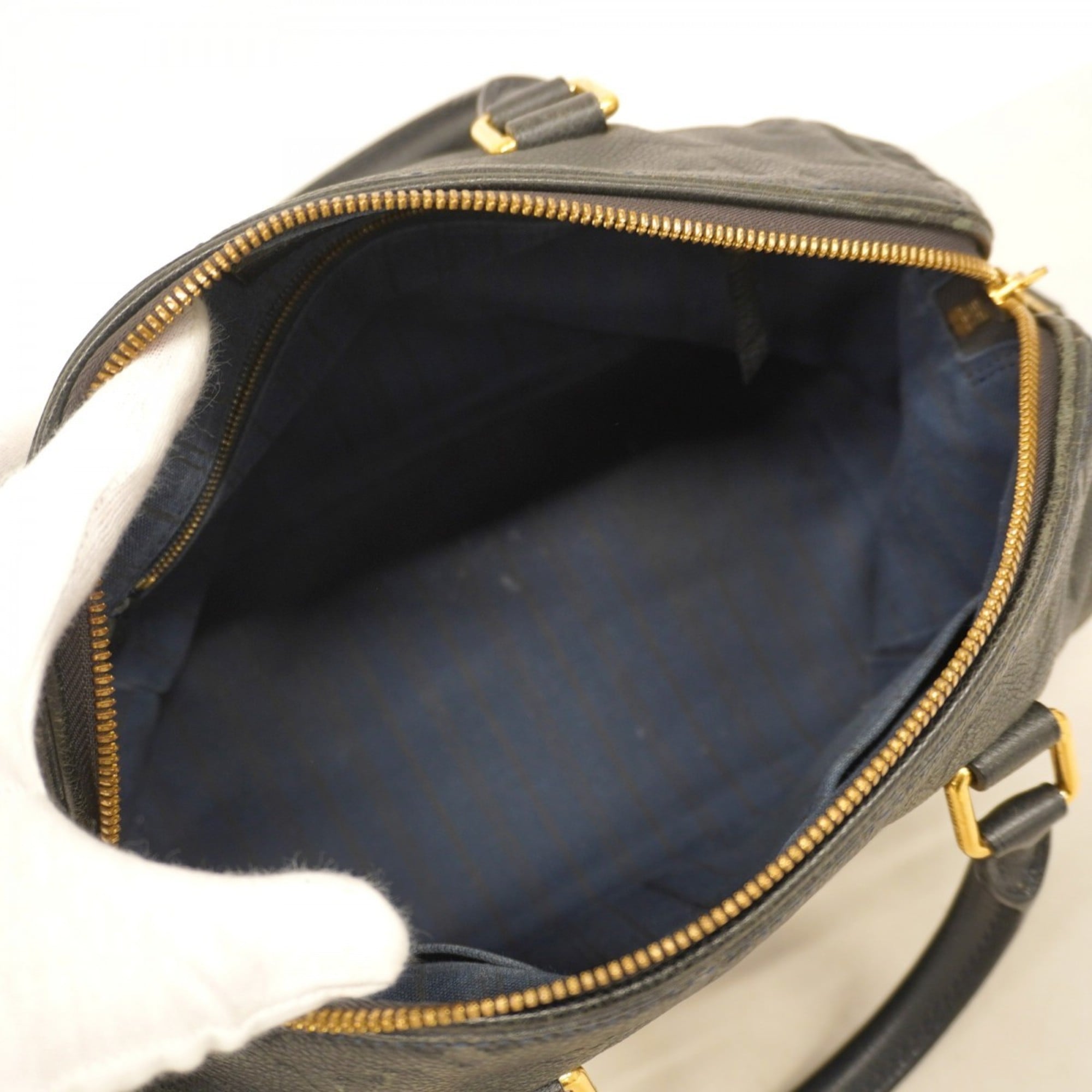 Speedy Bandouliere Bag Monogram Empreinte Leather 25