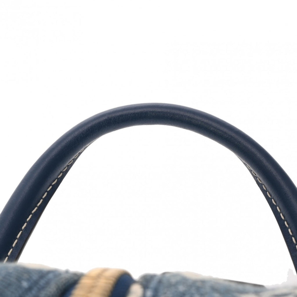 Louis Vuitton Blue Monogram Jacquard Denim Handbag (Pre-Owned)