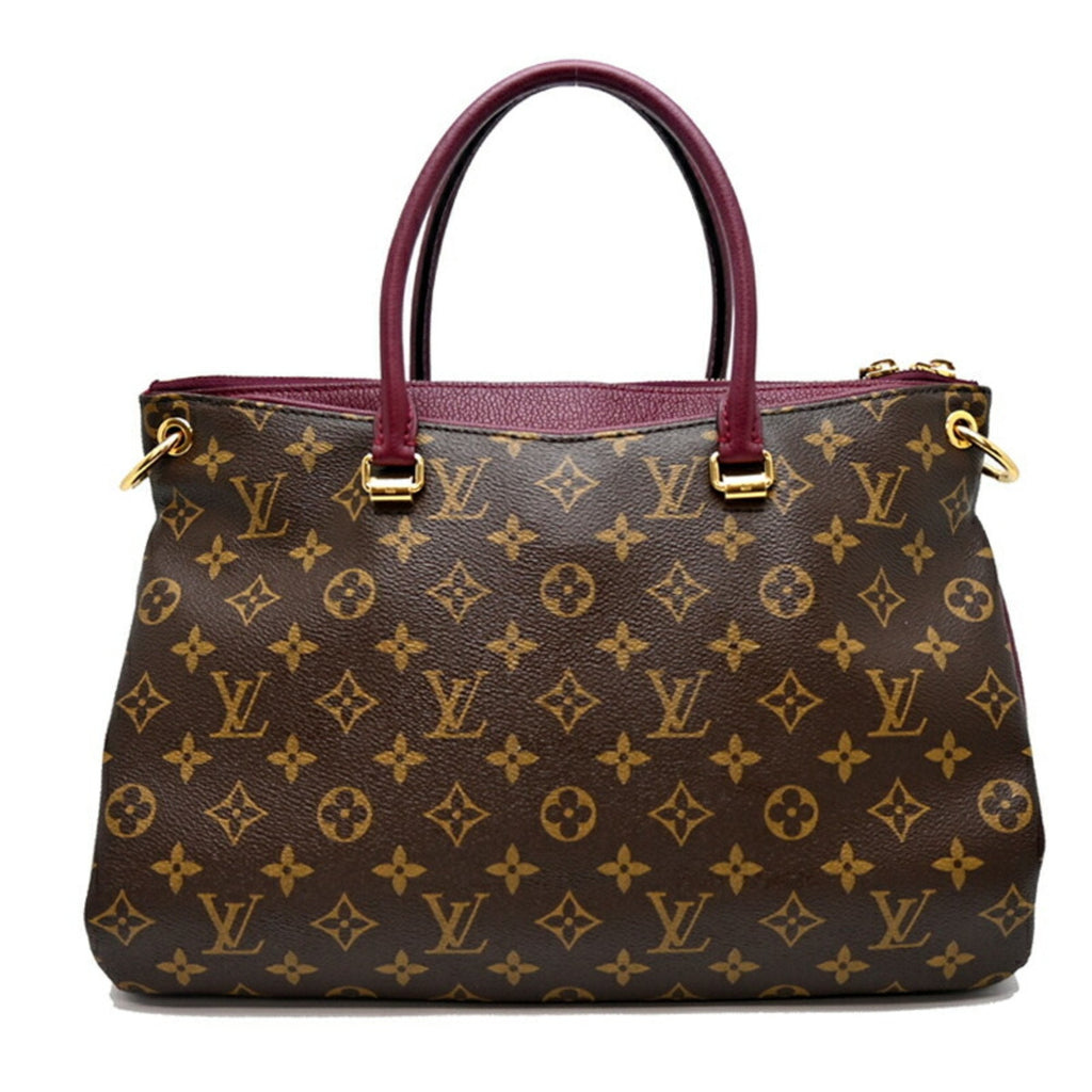 Louis Vuitton Monogram Brown Galle Monogram Purple Monogram Handbag (Pre-Owned)