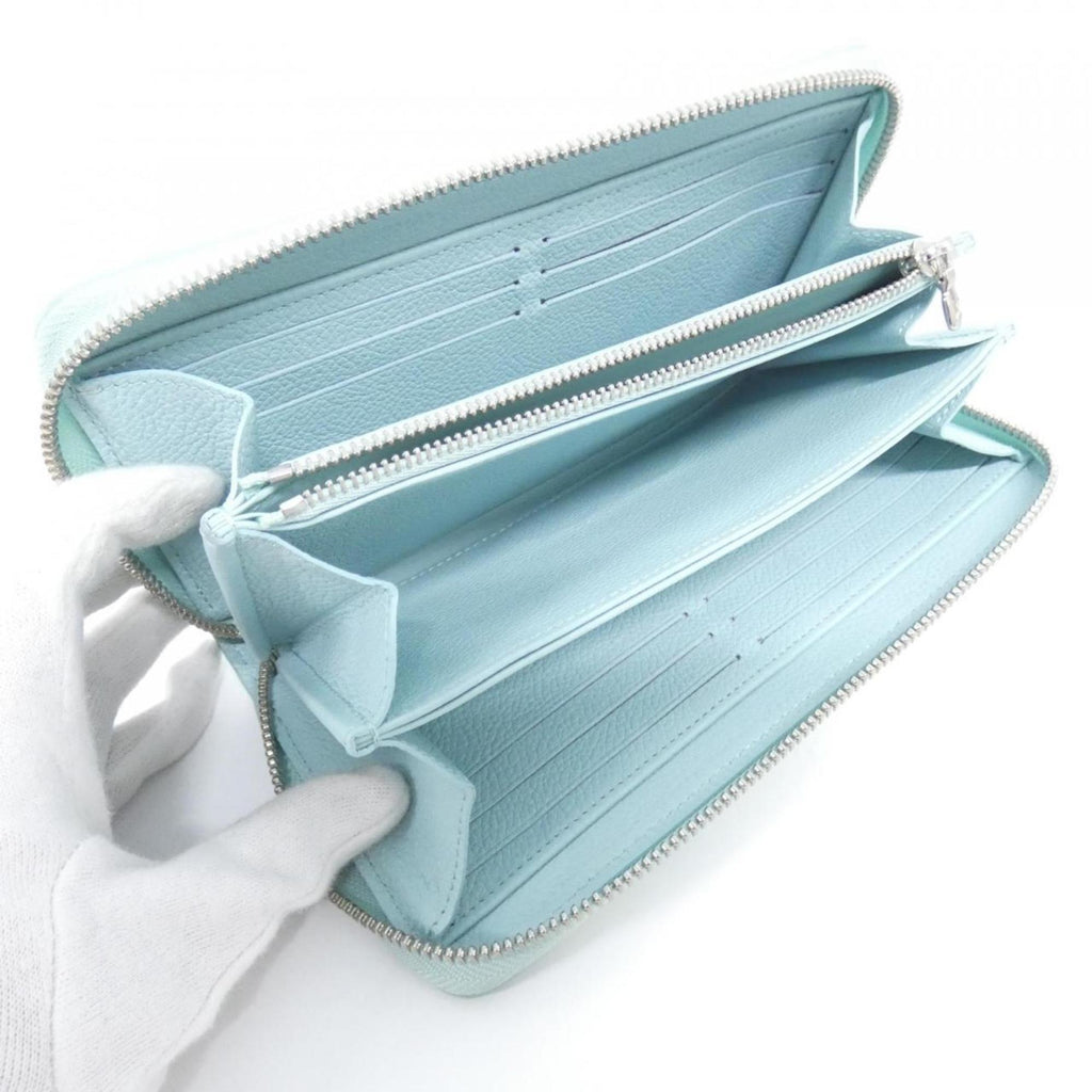Louis Vuitton Light Green Vert Leather Long Wallet (Bi-Fold) (Pre-Owned)