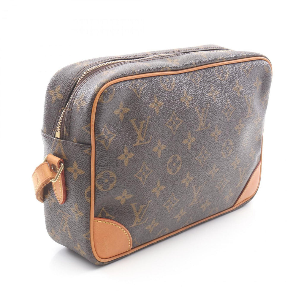 Louis Vuitton Brown Coated Canvas Pvc Leather Shoulder Bag (Pre-Owned)