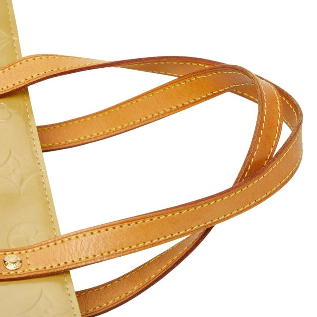 Louis Vuitton Beige Monogram Vernis Handbag Tote Bag (Pre-Owned)