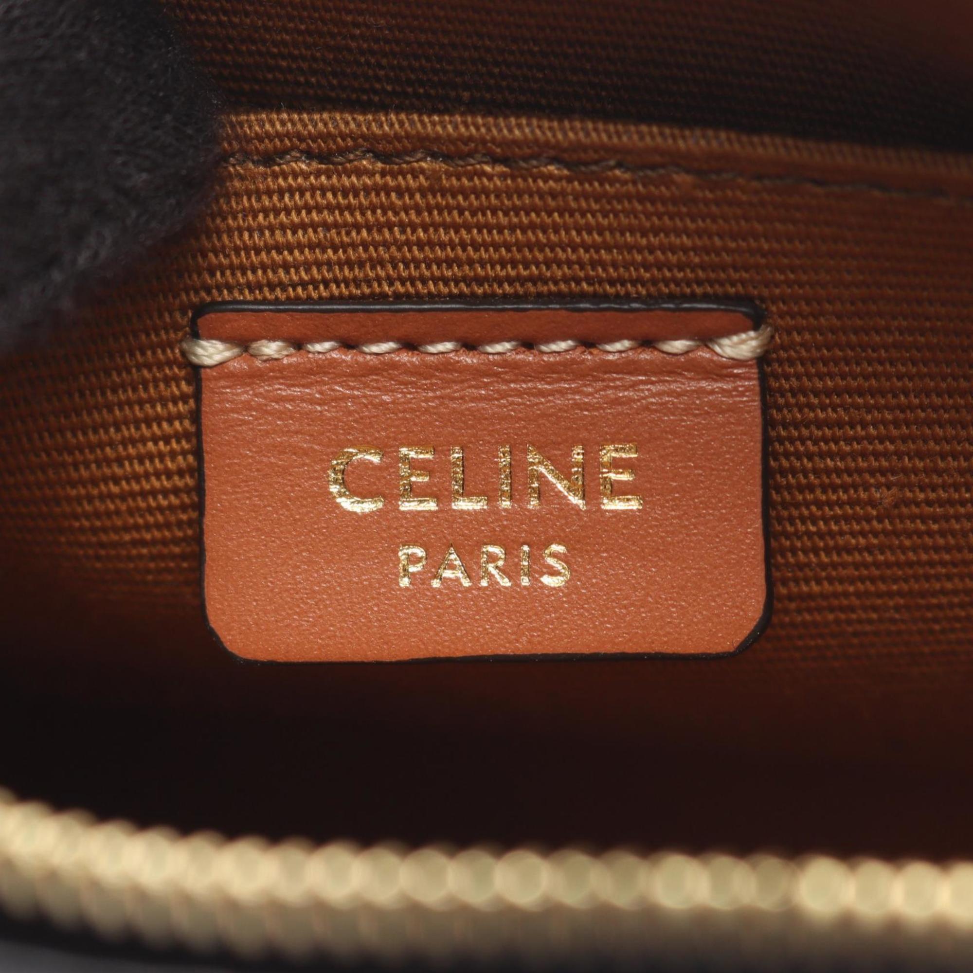 Triomphe East-West Shoulder Bag Triomphe Coated Canvas