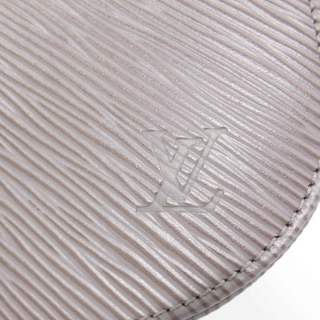 Louis Vuitton Purple Silver Leather Pochette Pouch (Pre-Owned)