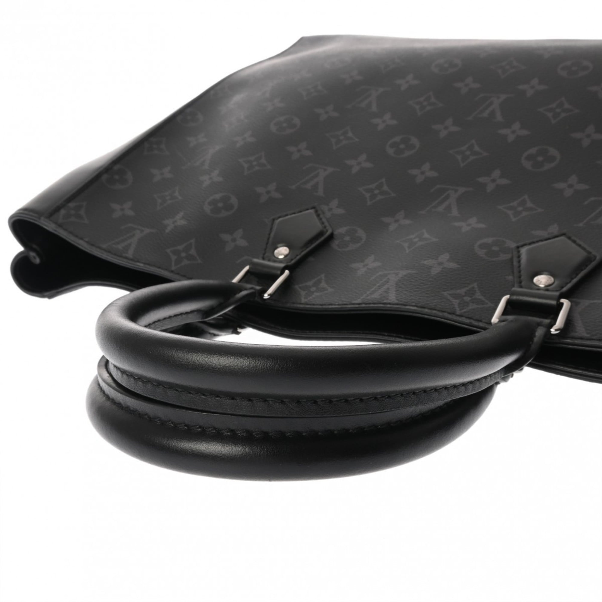 Louis Vuitton Black Gray Monogram Eclipse Monogram Eclipse Tote Bag (Pre-Owned)