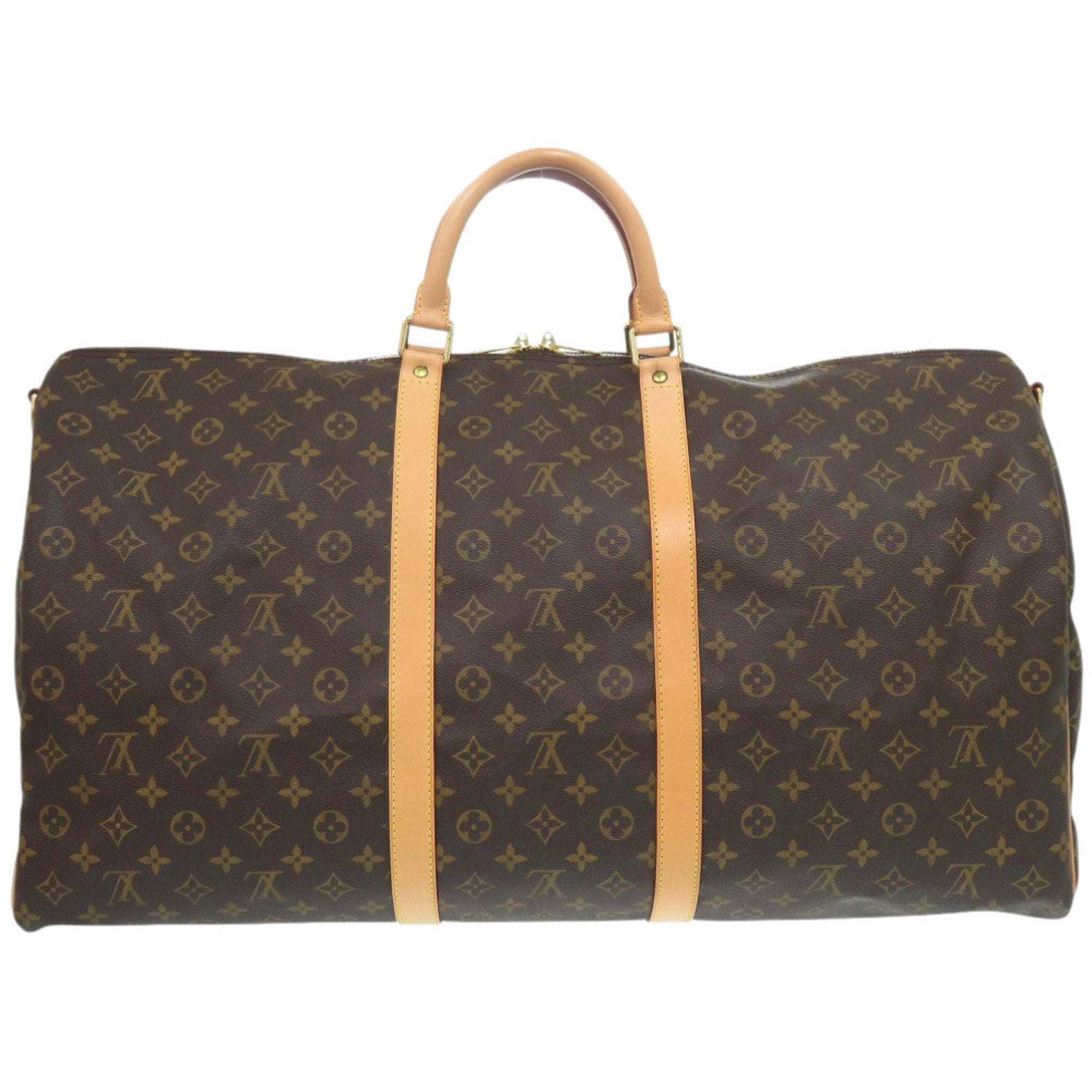 Louis Vuitton Brown Monogram Canvas Boston Bag (Pre-Owned)