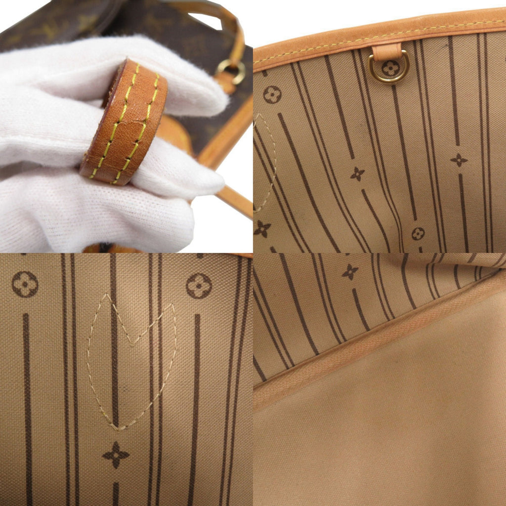 Louis Vuitton Beige Monogram Canvas Tote Bag (Pre-Owned)