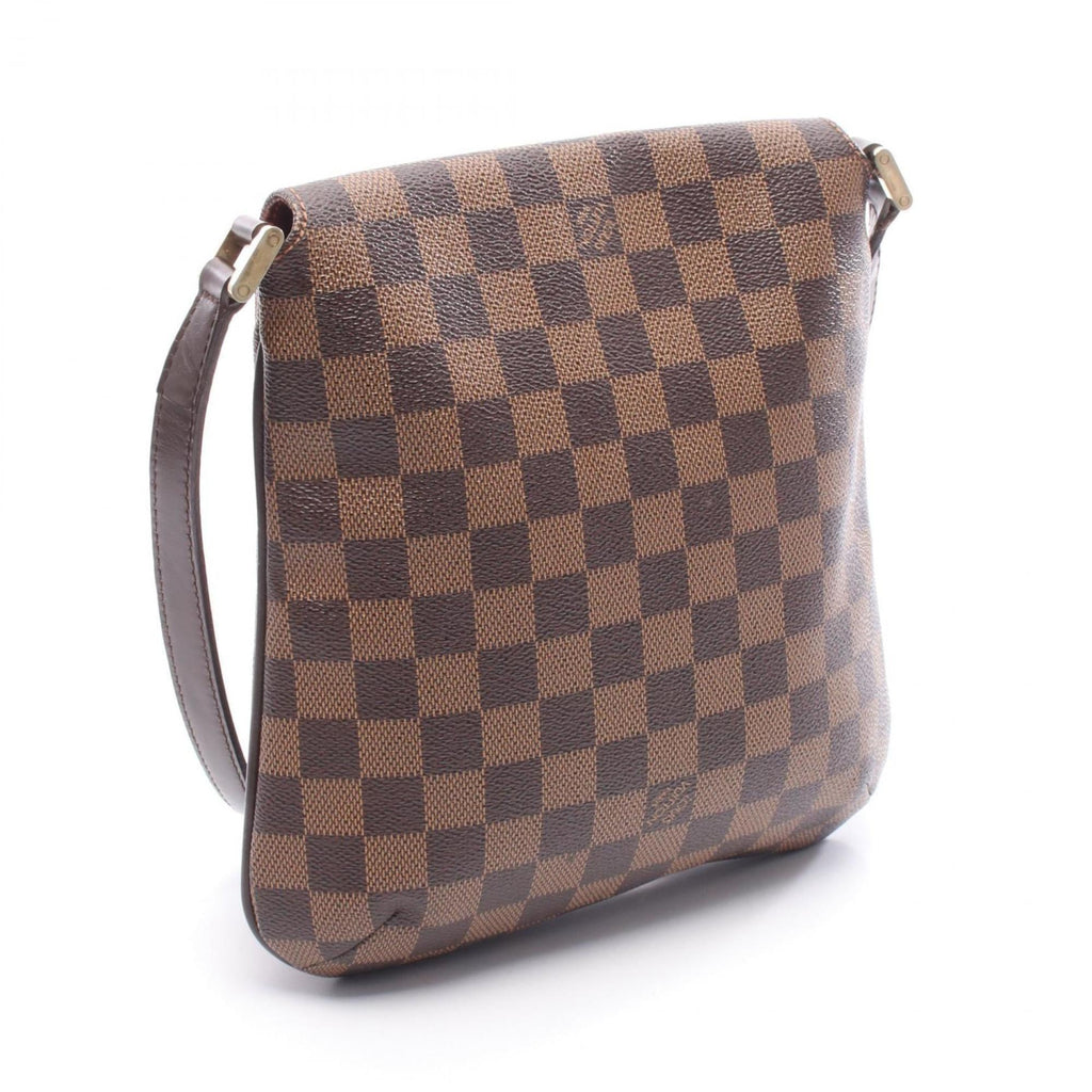 Louis Vuitton Brown Damier Canvas Coated Canvas Leather Shoulder Bag (Pre-Owned)