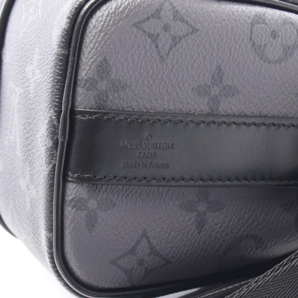 Louis Vuitton Black Gray Pvc Coated Canvas Monogram Eclipse Leather Handbag (Pre-Owned)
