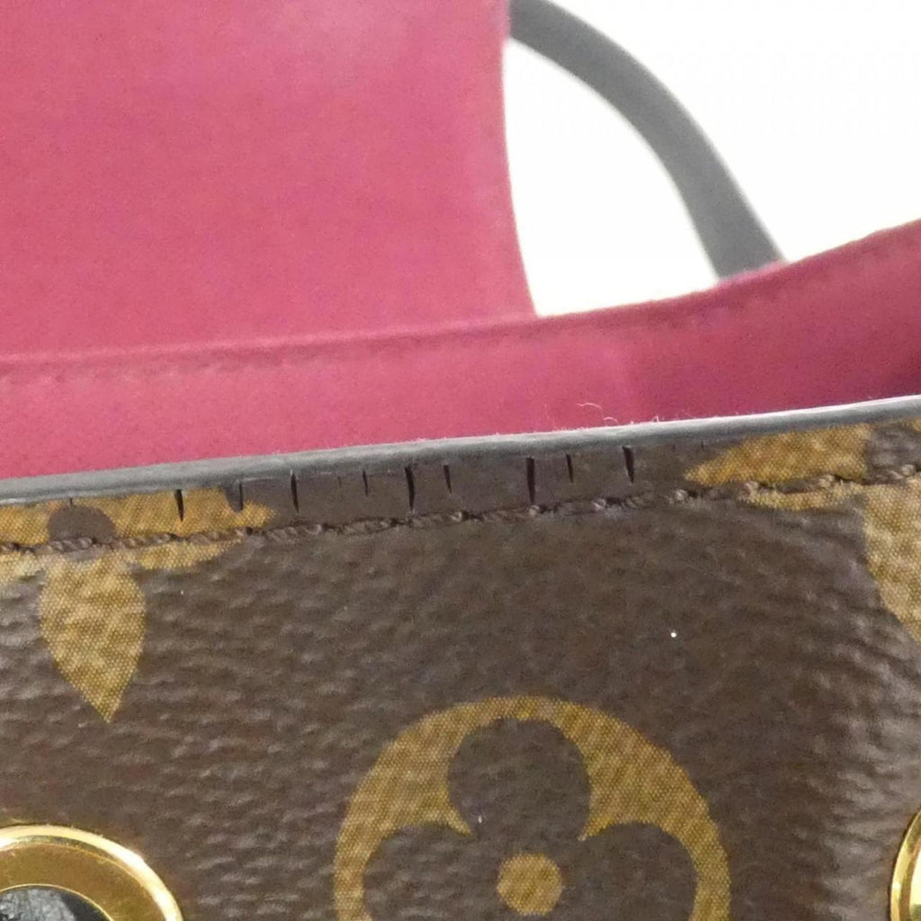 Louis Vuitton Black Marron Coated Canvas Backpack (Pre-Owned)