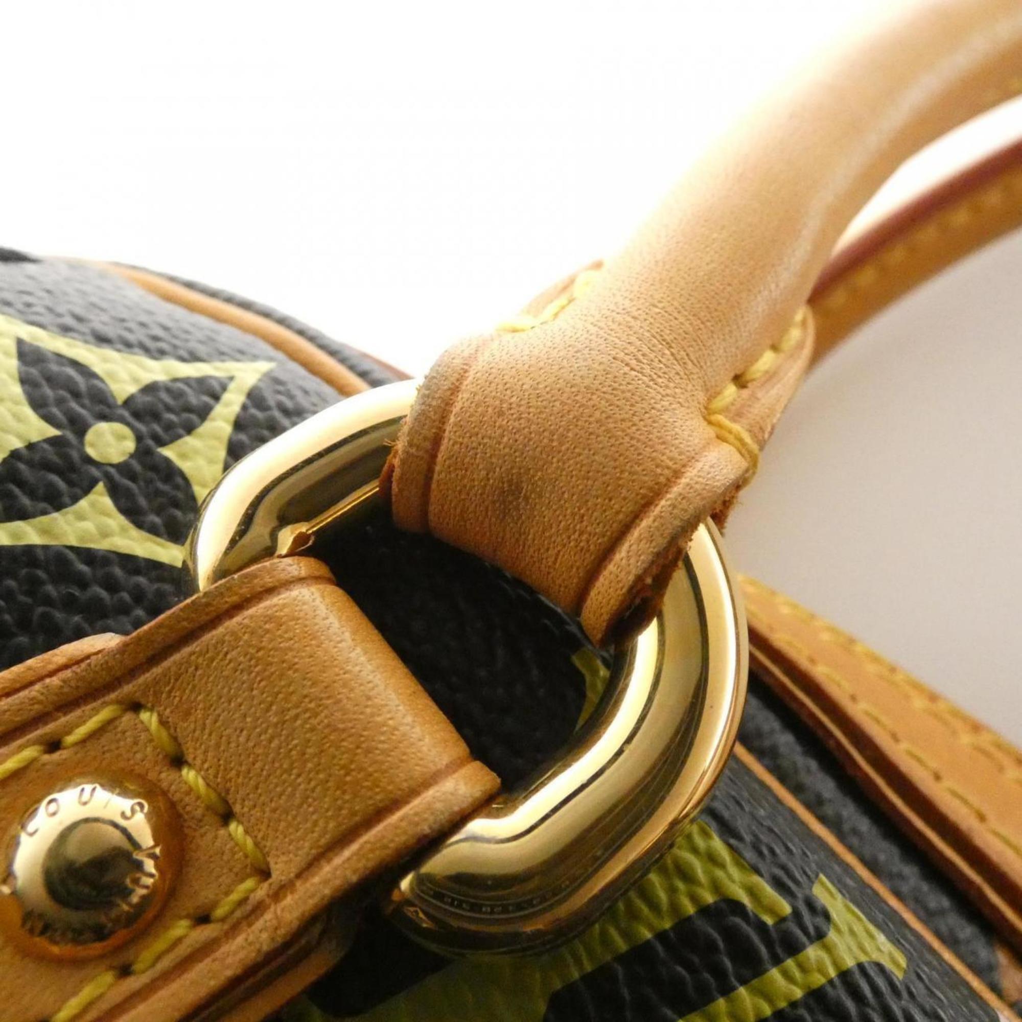 Louis Vuitton Black Multi-Color Coated Canvas Handbag (Pre-Owned)
