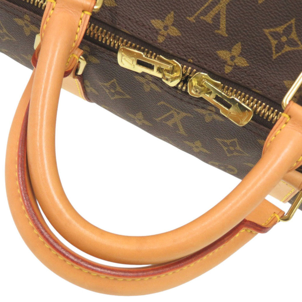 Louis Vuitton Brown Monogram Canvas Boston Bag (Pre-Owned)