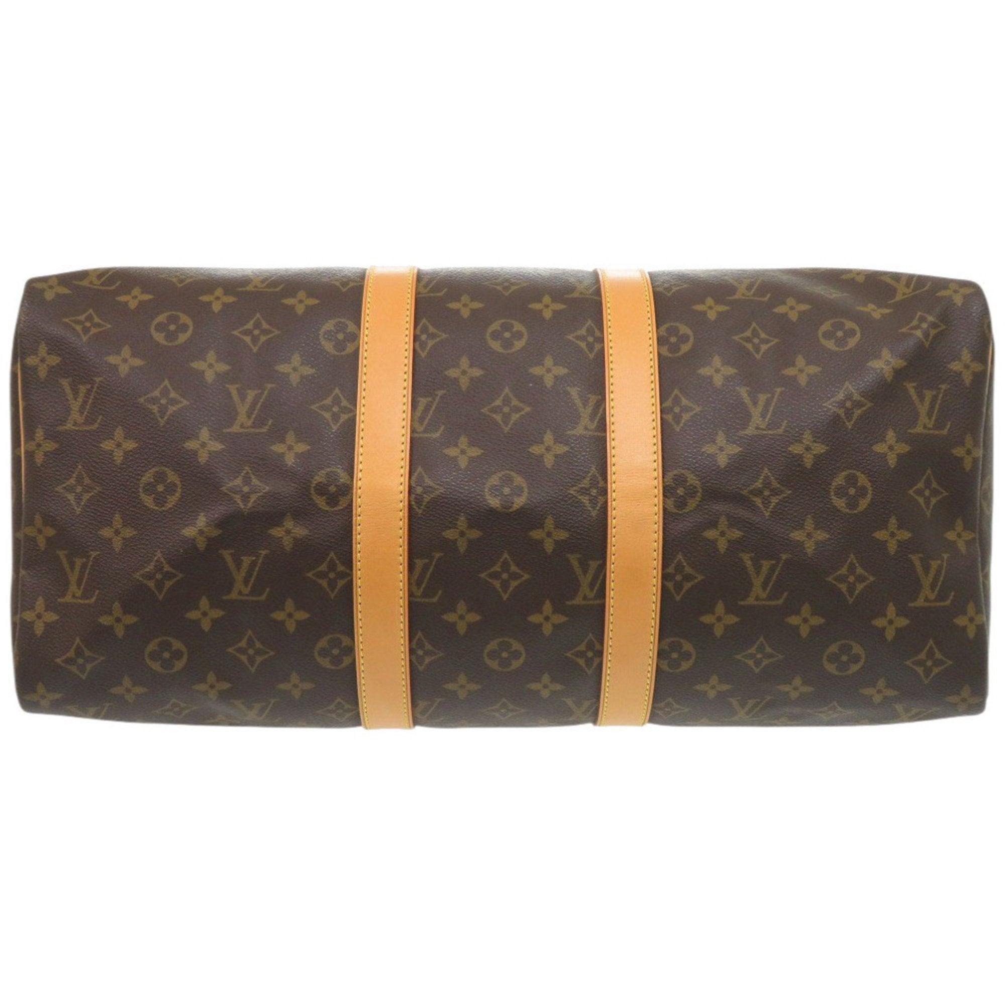 Louis Vuitton Brown Monogram Canvas Boston Bag (Pre-Owned)