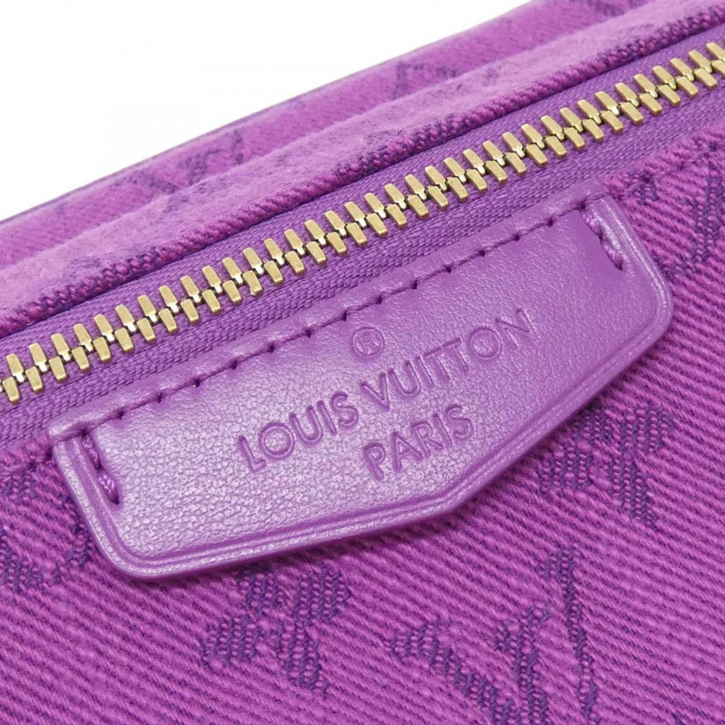 Louis Vuitton Monogram Denim Monogram Violet Monogram Denim Shoulder Bag (Pre-Owned)