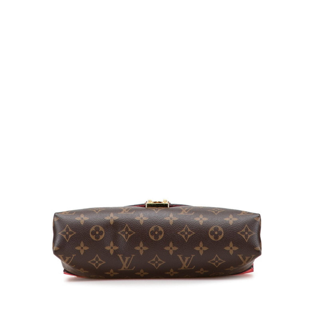 Louis Vuitton Monogram Brown Rose Litchi Pvc Leather Shoulder Bag (Pre-Owned)