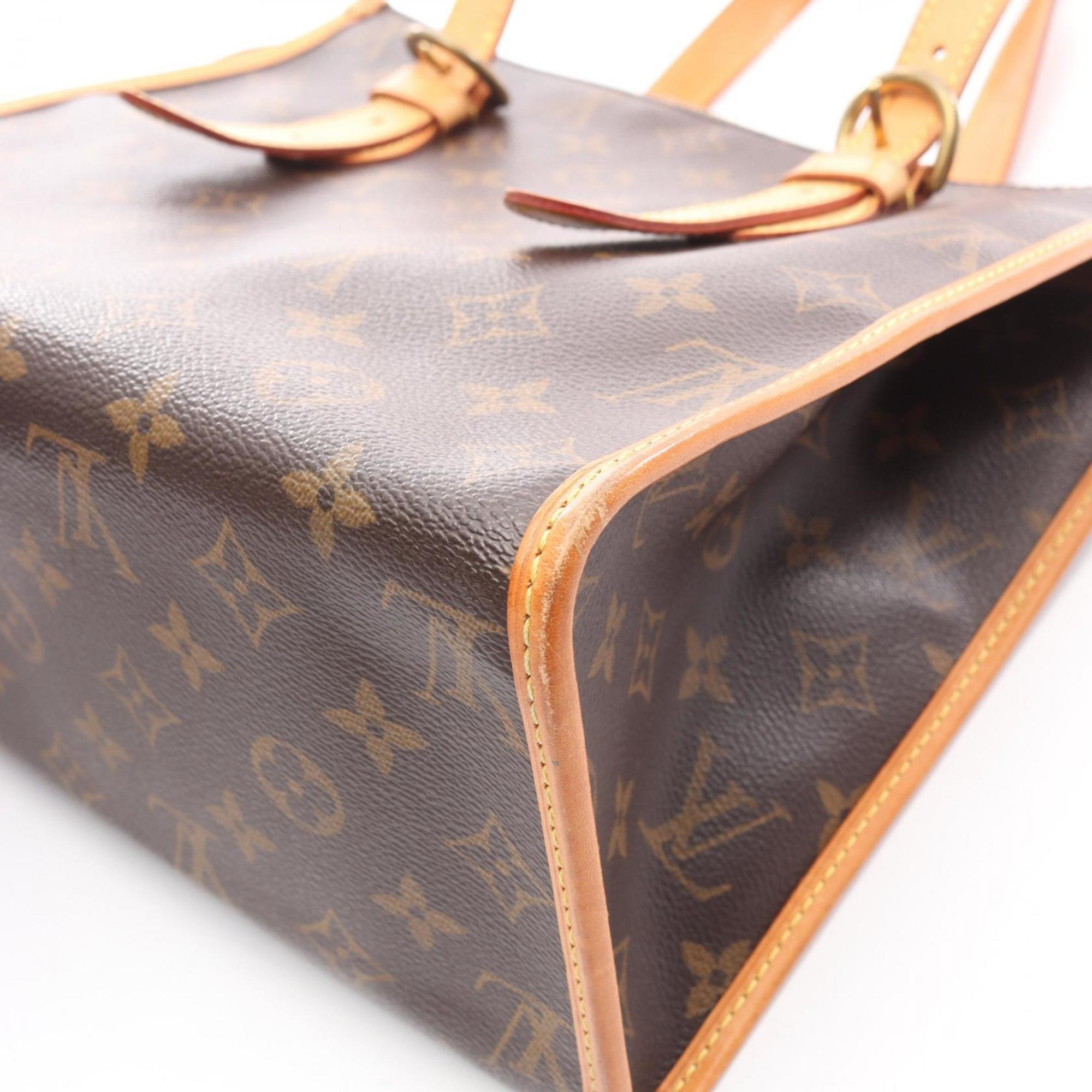 Louis Vuitton Brown Coated Canvas Pvc Monogram Leather Tote Bag (Pre-Owned)