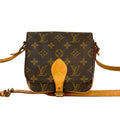 Louis Vuitton Brown Pvc Leather Pochette Shoulder Bag (Pre-Owned)