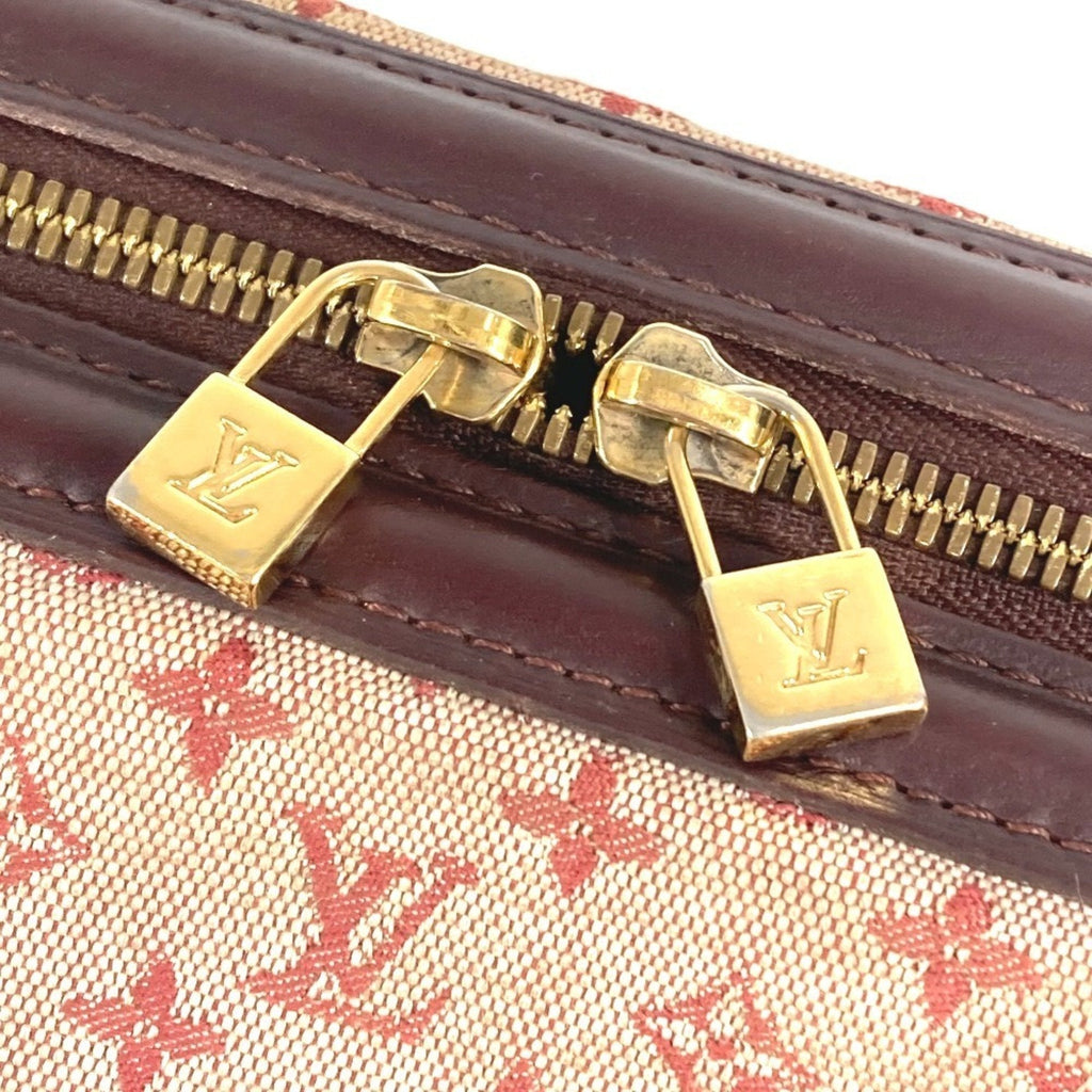 Louis Vuitton Cerise Monogram Red Color Monogram Mini Boston Bag Handbag (Pre-Owned)