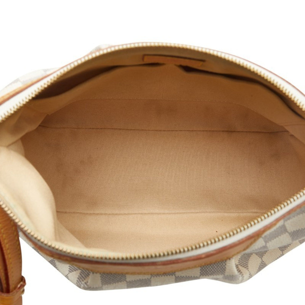 Louis Vuitton White Pvc Leather Shoulder Bag (Pre-Owned)