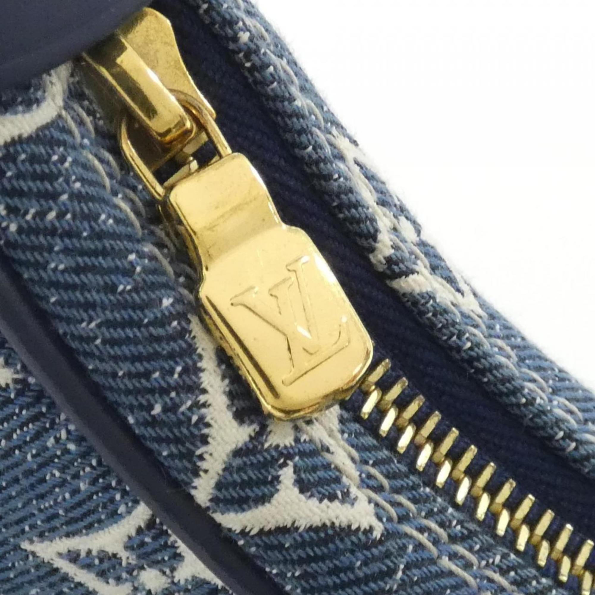 Louis Vuitton Navy Denim Shoulder Bag (Pre-Owned)